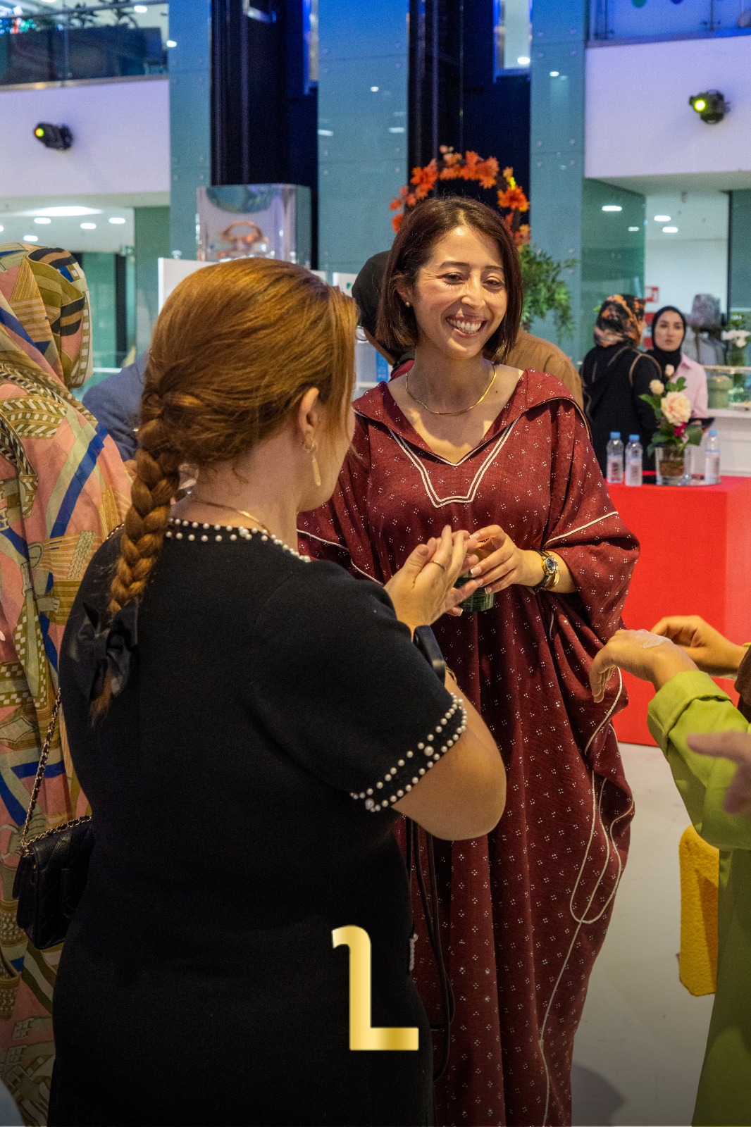 Brand stands at the K-Beauty pop-up bringing nine Korean labels together at Riad Square Center / MWN Photography Team