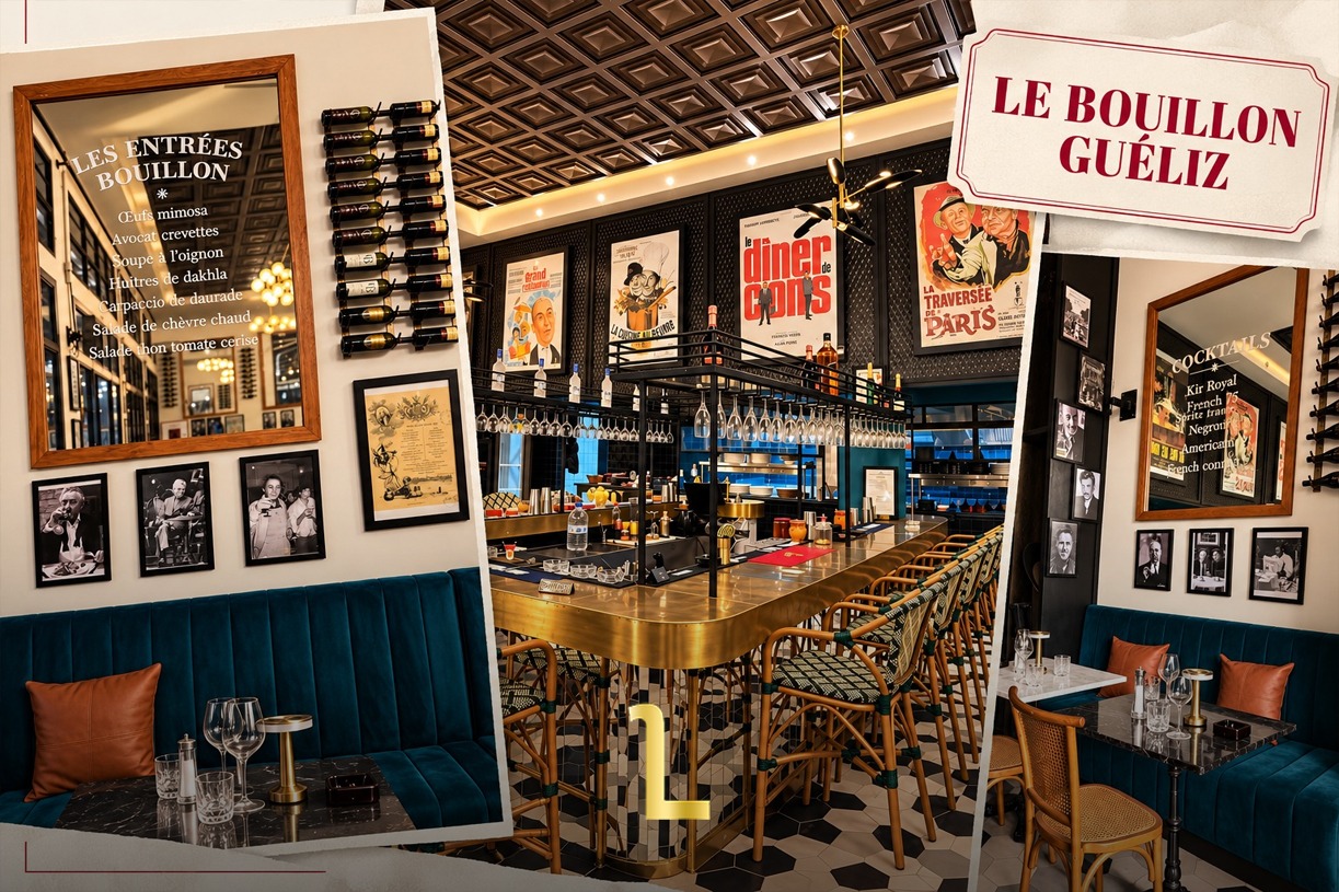 Le Bouillon Guéliz Brings Parisian Working-Class Dining to Marrakech / MWN Design Team Courtesy of Le Bouillon Guéliz