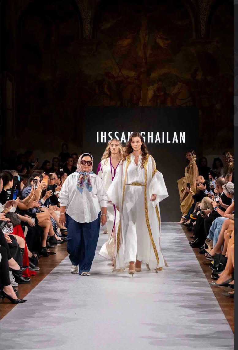 Ihssan Ghailane in Milan / Courtesy of the designer